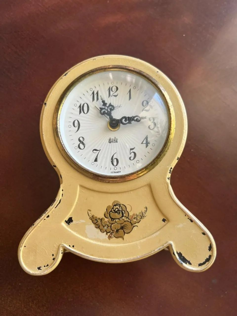 Relógio De Mesa Antigo Schmid Vintage Alemanha Ocidental (Para Restaurar) - Foto 2