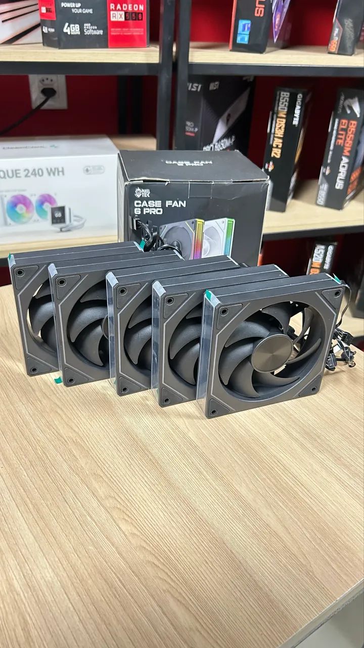 Kit com 5 cooler Fan ARGB 120MM Prism pro 6 , novas lacradas, com garantia  - Foto 5