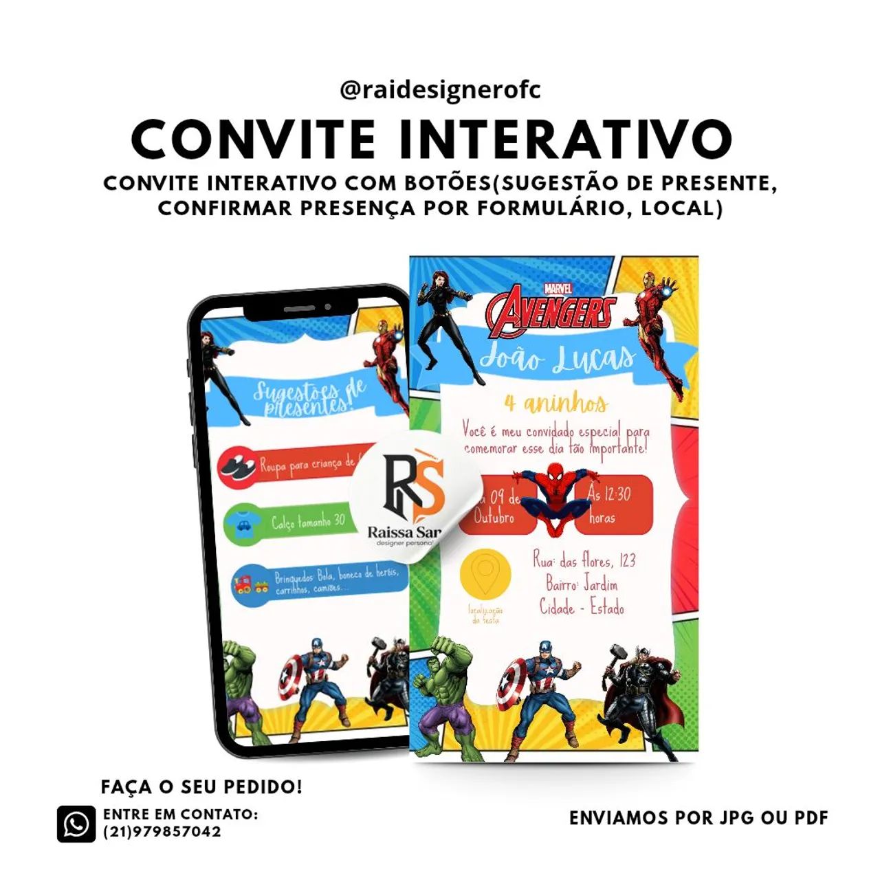 Convite Digital Personalizados  - Foto 4