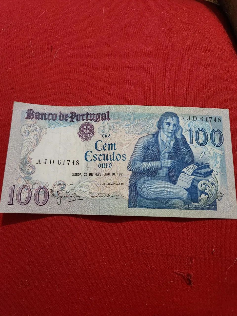 Nota de cem escudos ouro de Portugal 