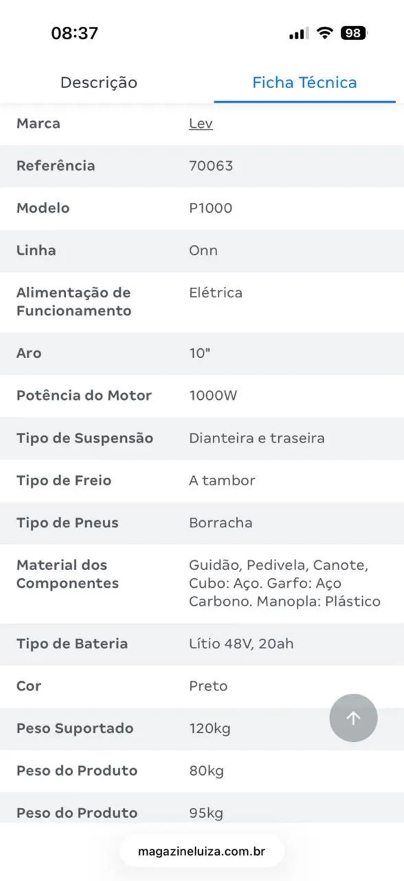 Moto elétrica  - Foto 3