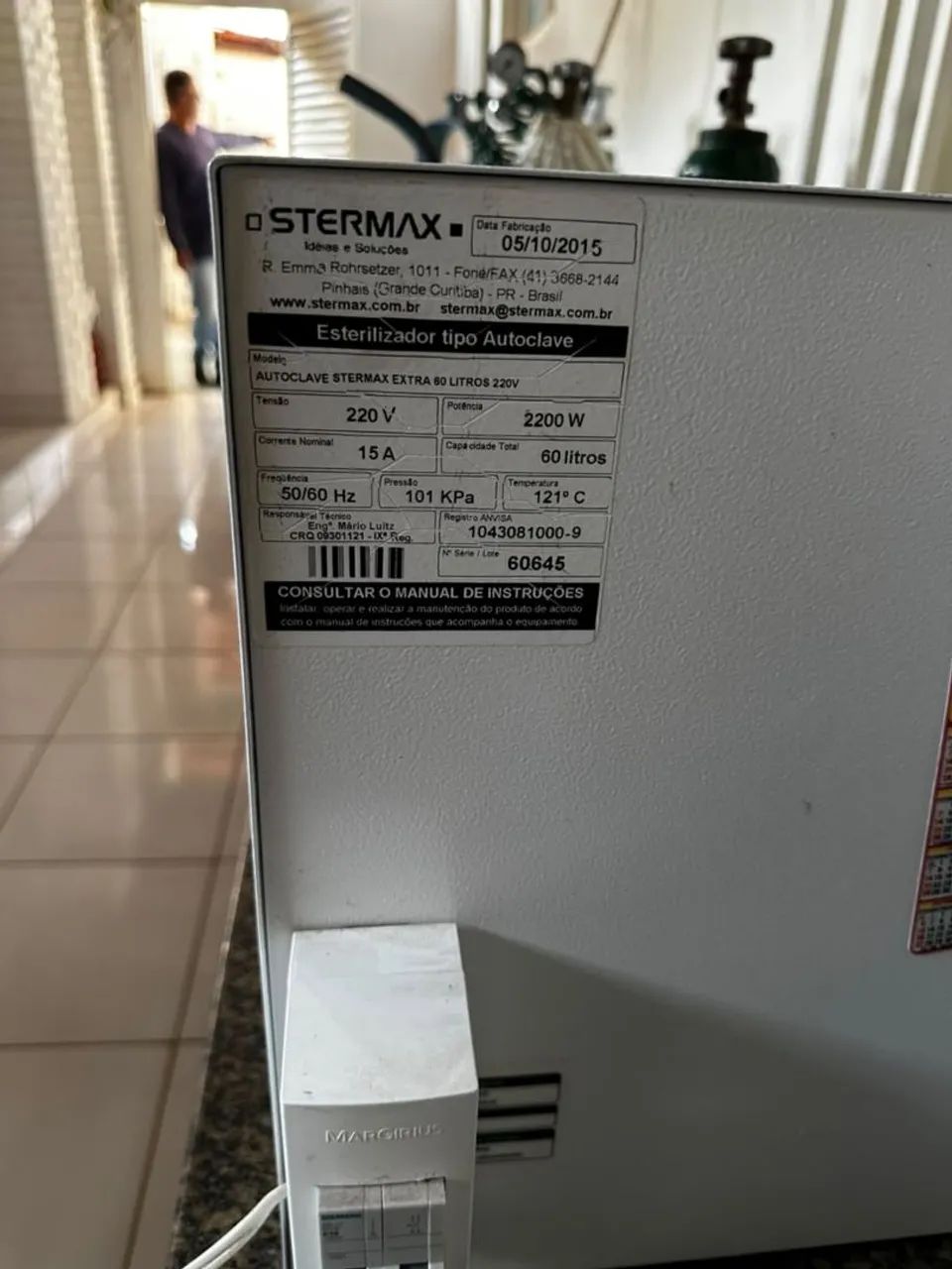 Autoclave hospitalar 60 LT STERMAX - Foto 2