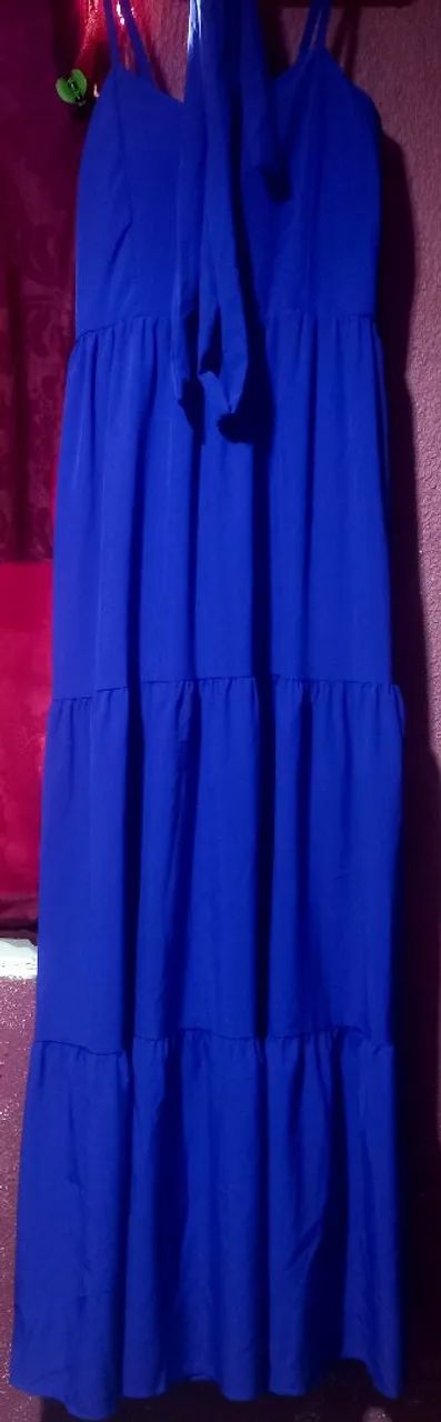 Vendo vestido, cor azul Royal - Foto 3