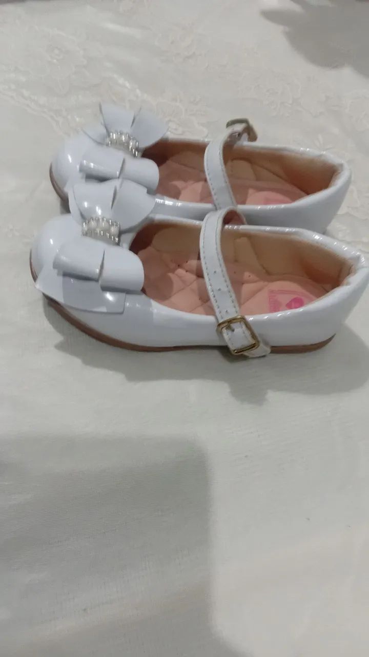 Sapatinho branco infantil  - Foto 2