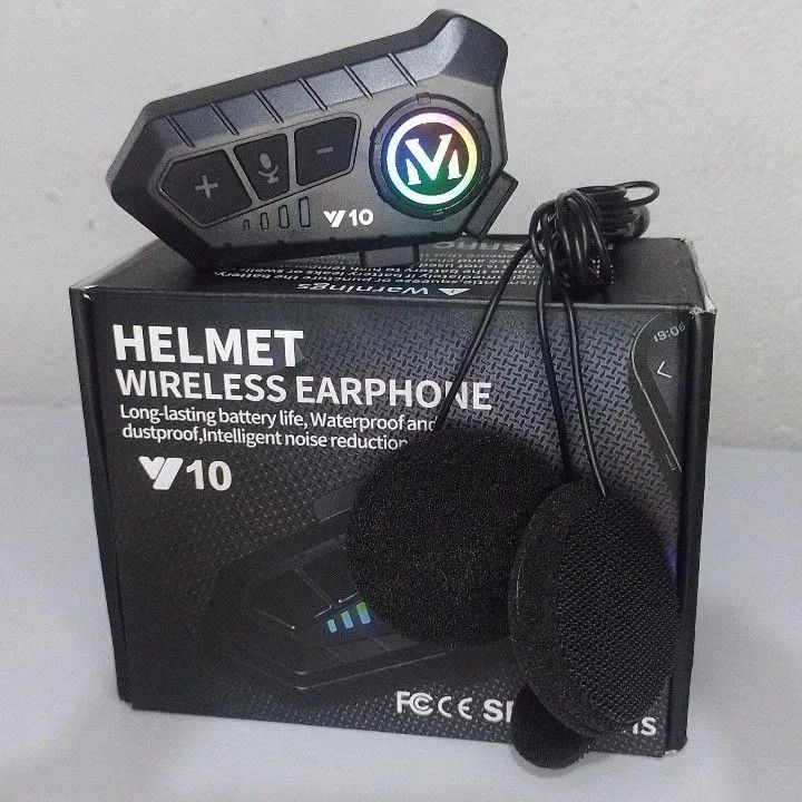 Intercomunicador Para Capacete Moto Bluetooth Atende Chamadas - Foto 5
