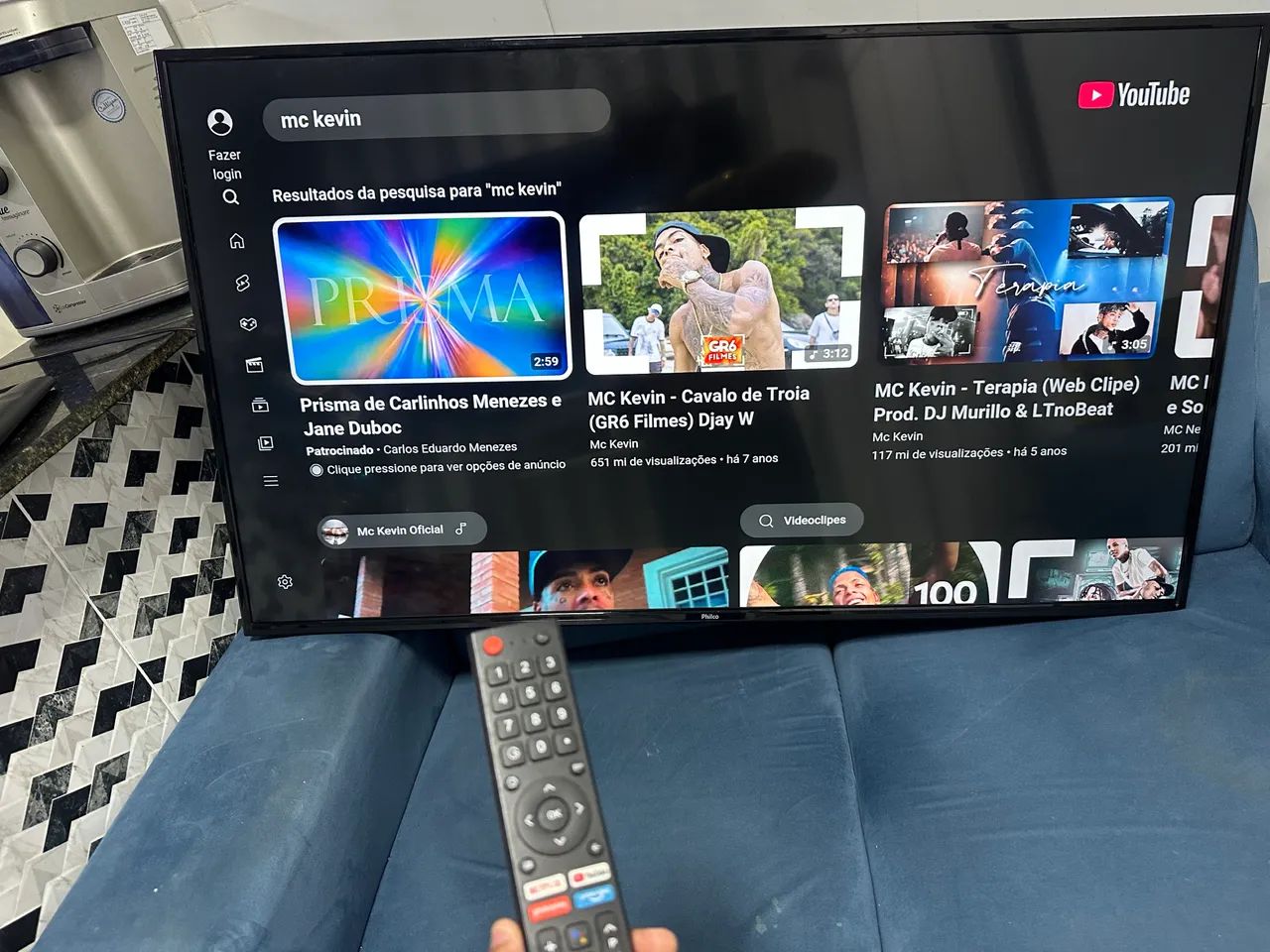 Vendo tv 50 polegadas, Philco 4k