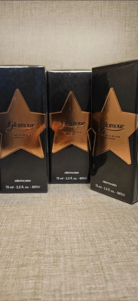Perfume Glamour Secrets Black Intense - oBoticario  - Foto 2