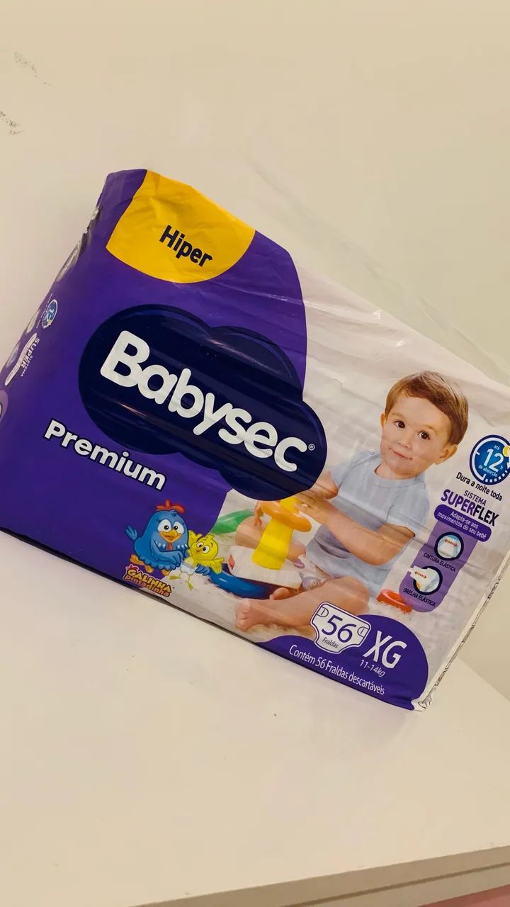 Fraldas Babysec premium 