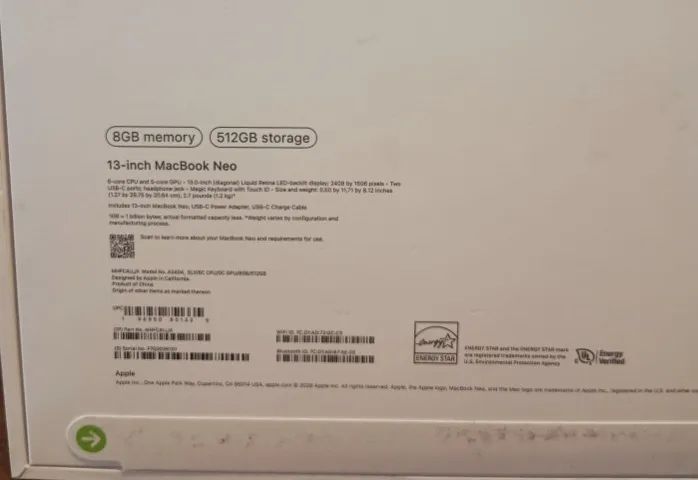 MAC NEO 8GB 512GB - Lacrado na CAIXA - Foto 2