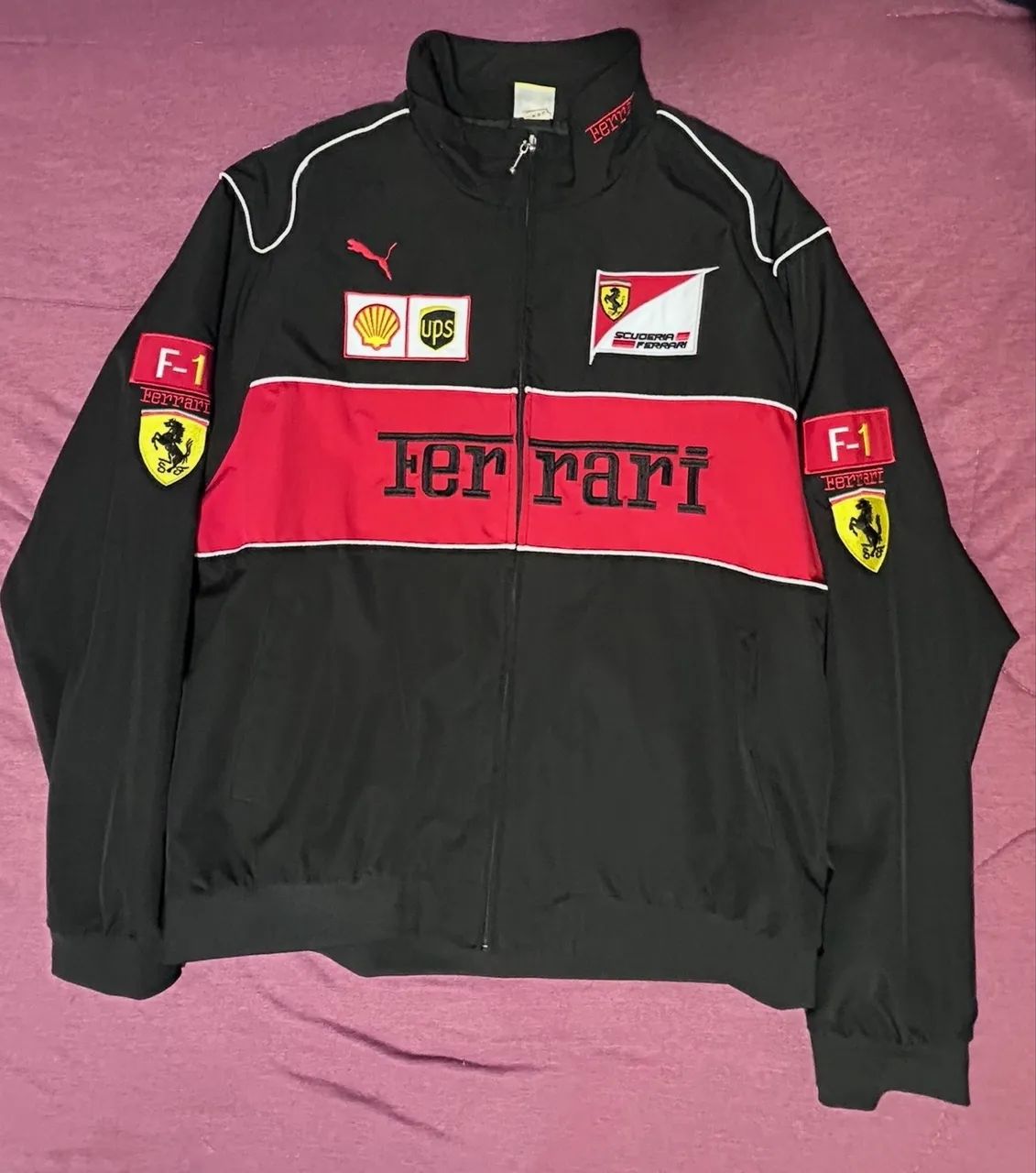 Casaco / Jaqueta corte vento Modelo Fórmula 1 Ferrari - Foto 2