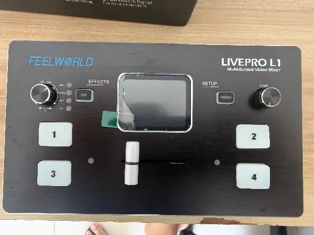 Mesa De Corte Switcher De Vídeo Mixer Feelworld Livepro L1