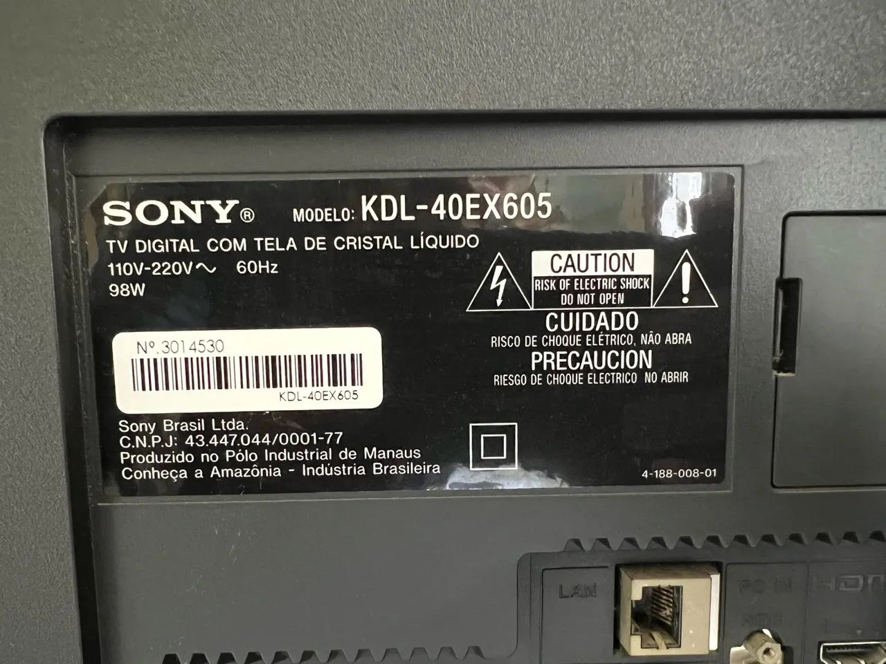 TV Sony Bravia 40" Full HD LED - Foto 4