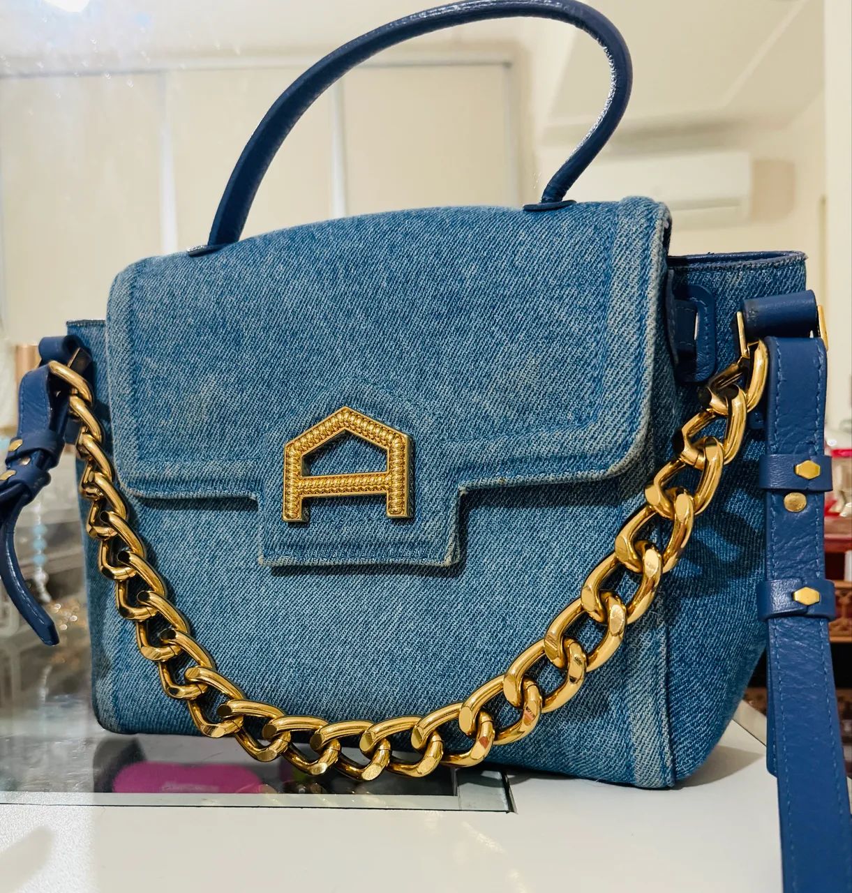 Bolsa Arezzo jeans 