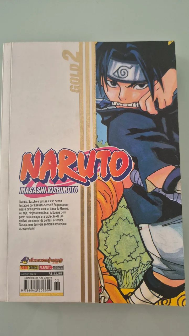 Mangá Naruto Vol. 2 Gold - Foto 2