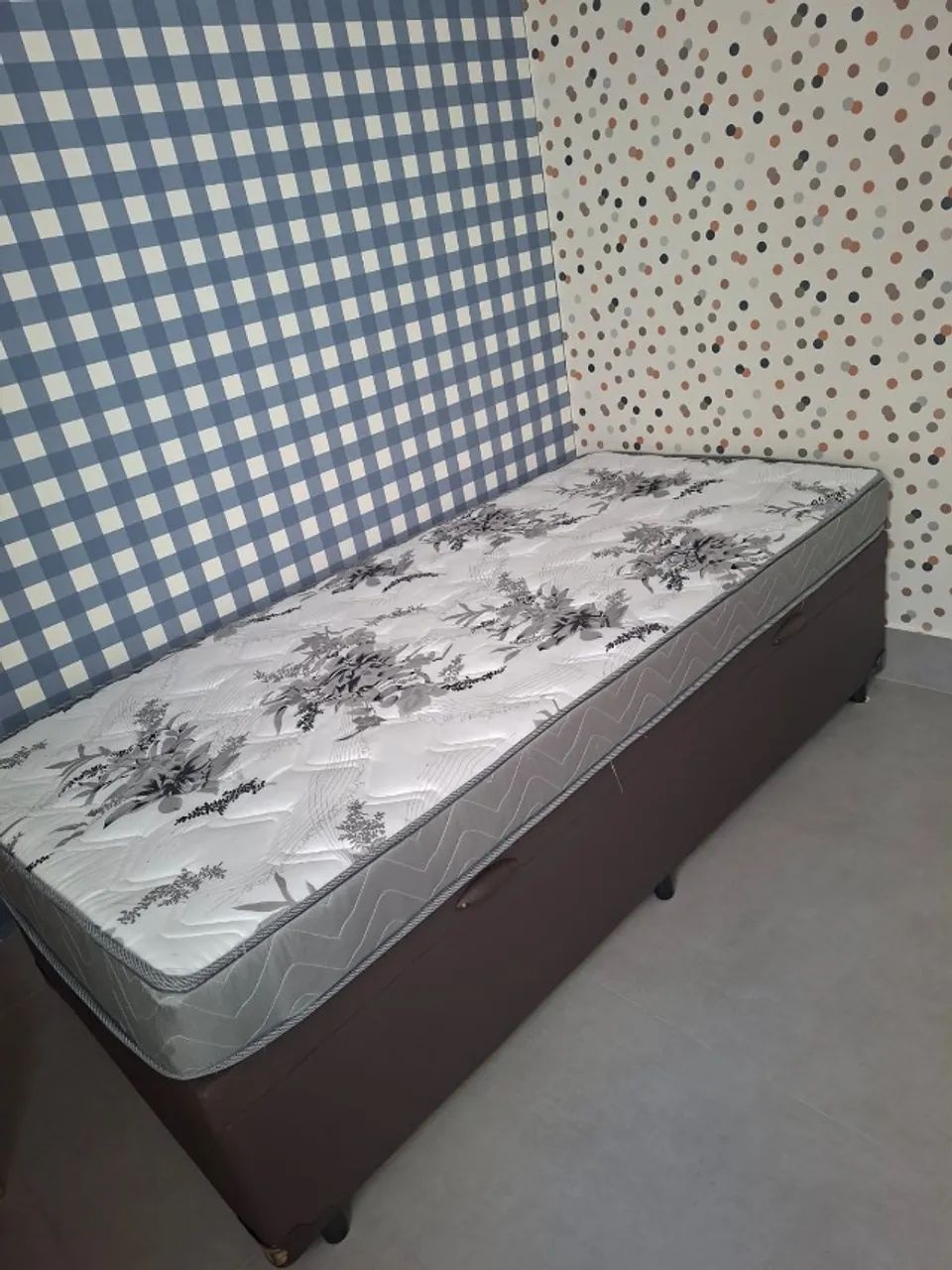 Cama box com colchão NOVA- sem uso - Foto 4