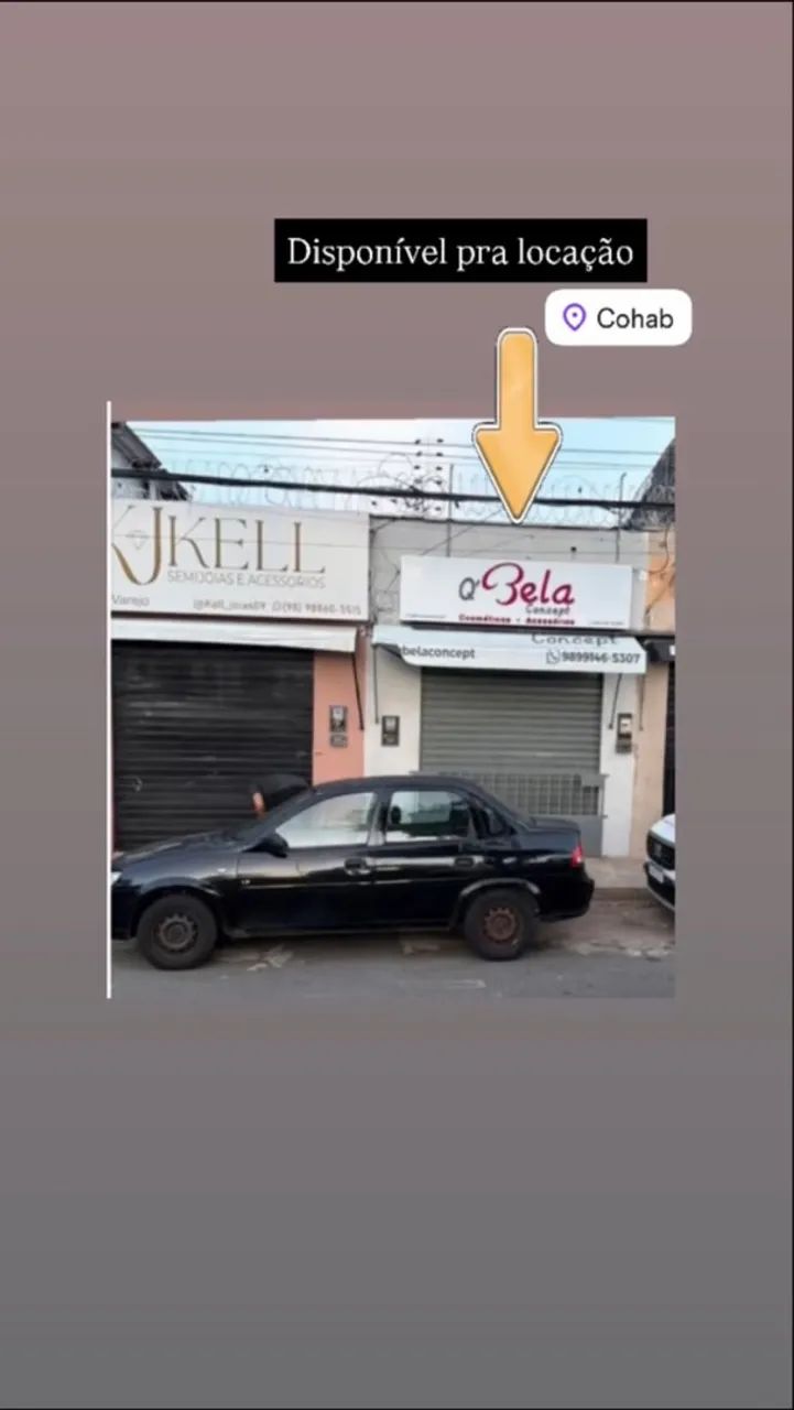 Aluguel de ponto comercial 