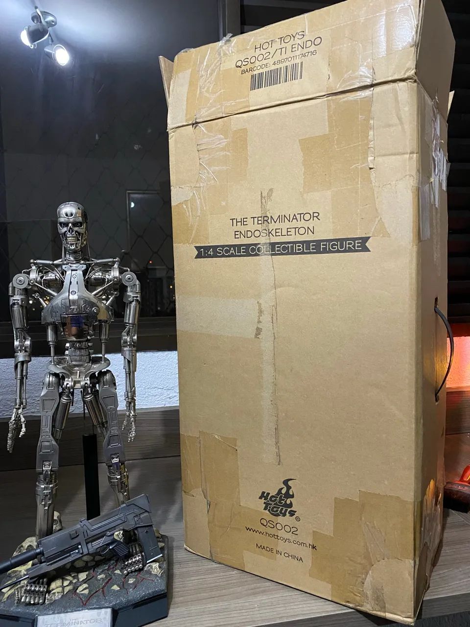 Hot Toy Endoskeleton T800 impecável c/ caixa original  - Foto 4
