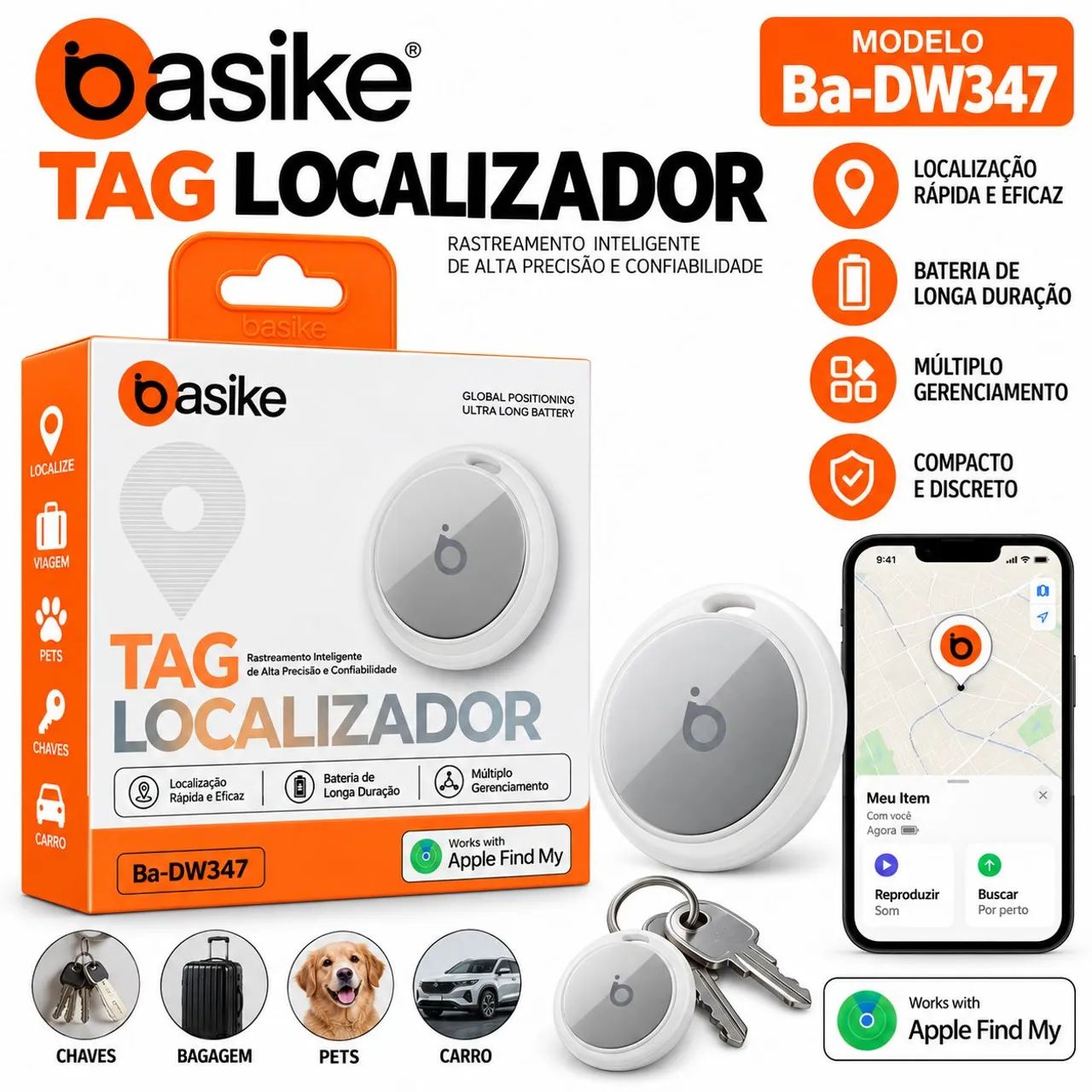Tag Localizador rastreador 