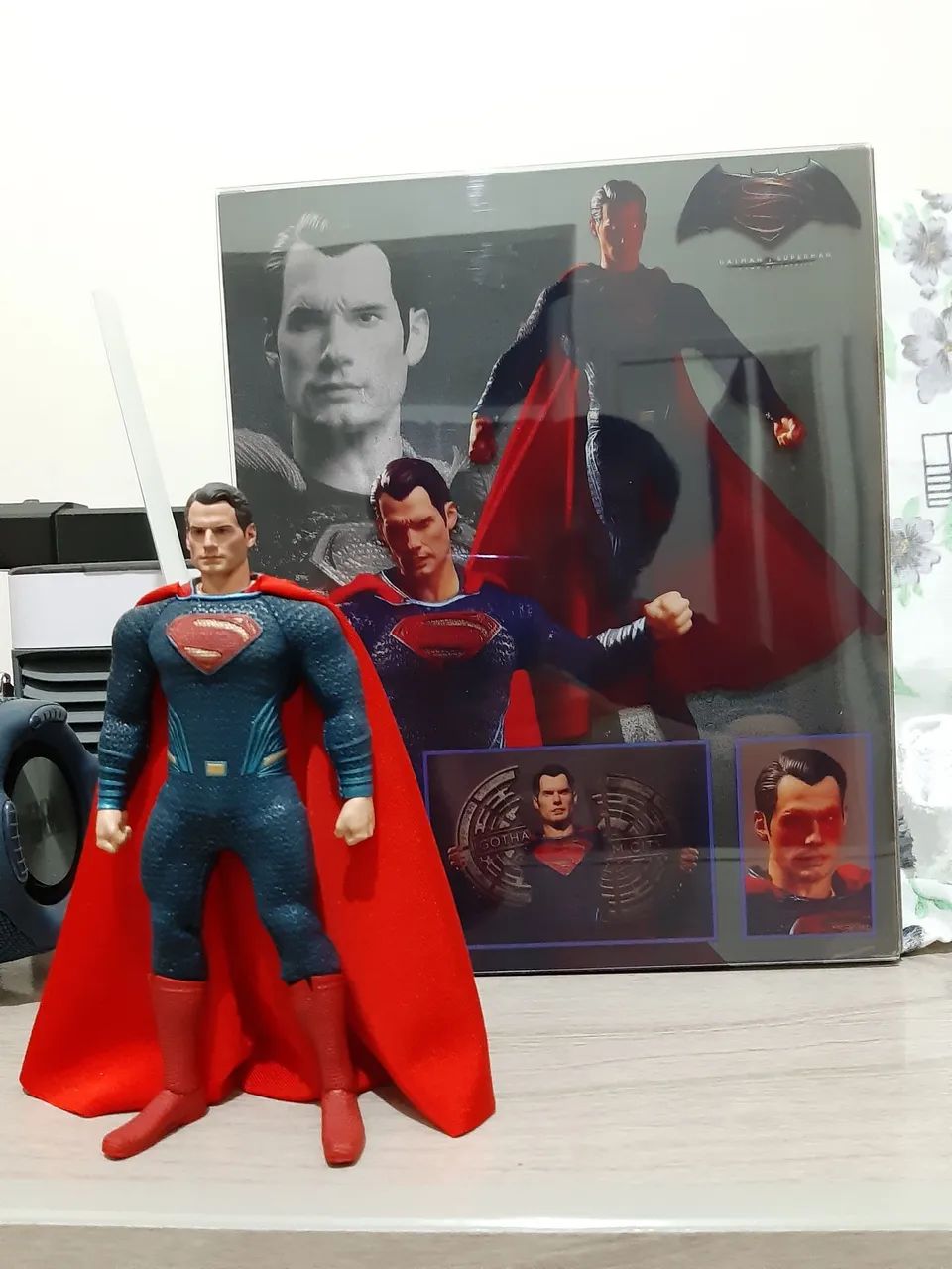 Superman BVS Mezco Toys + Head Henry Cavill