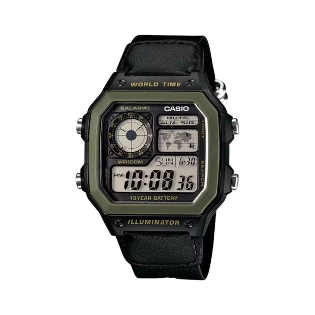 Relógio Masculino Digital Casio AE-1200 Royale World Time  - Foto 3