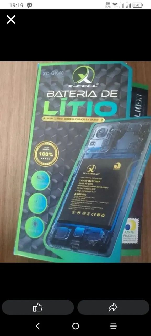 Bateria para o celular Motorola - Foto 3