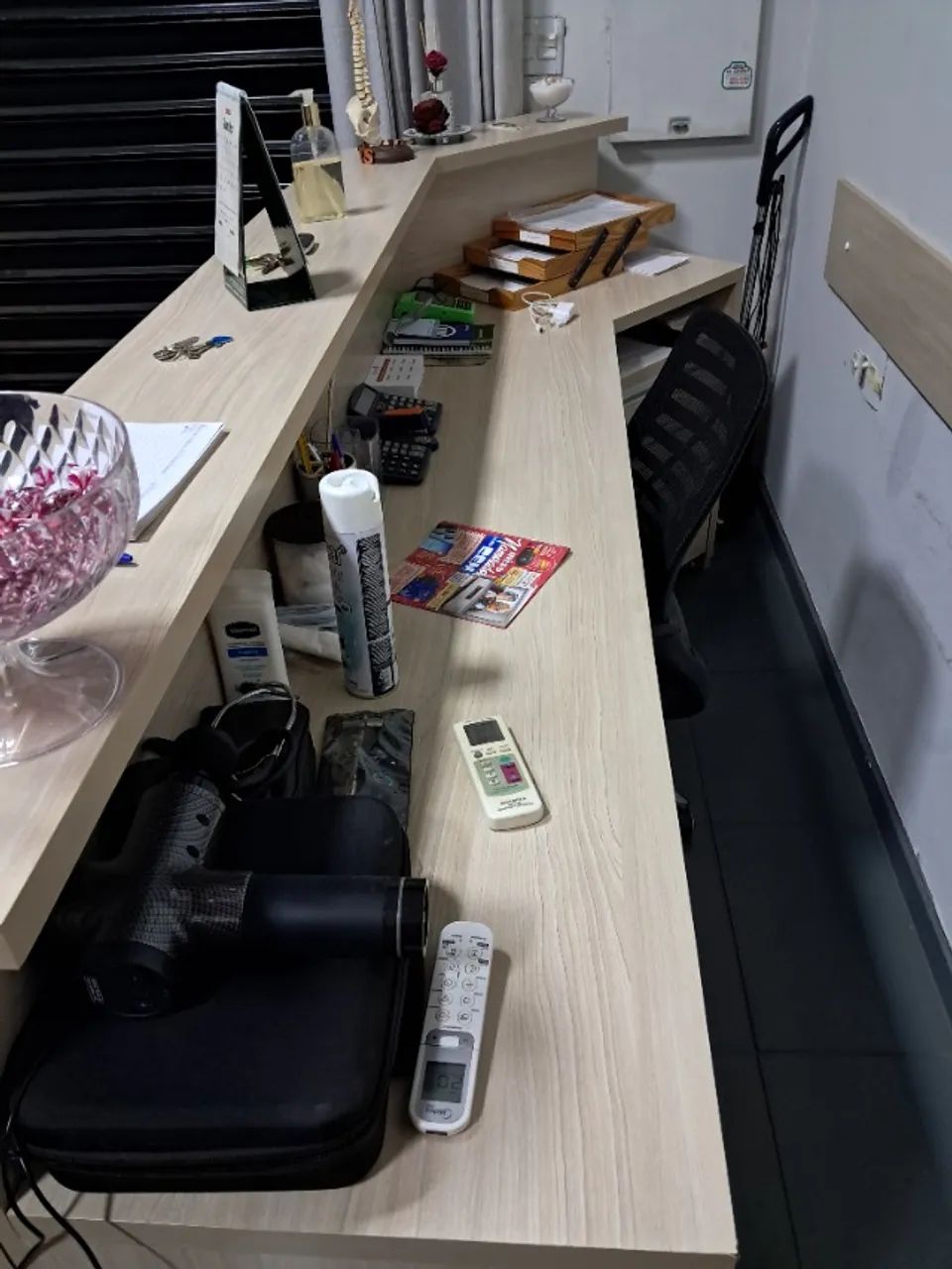 Balcão de recepção 