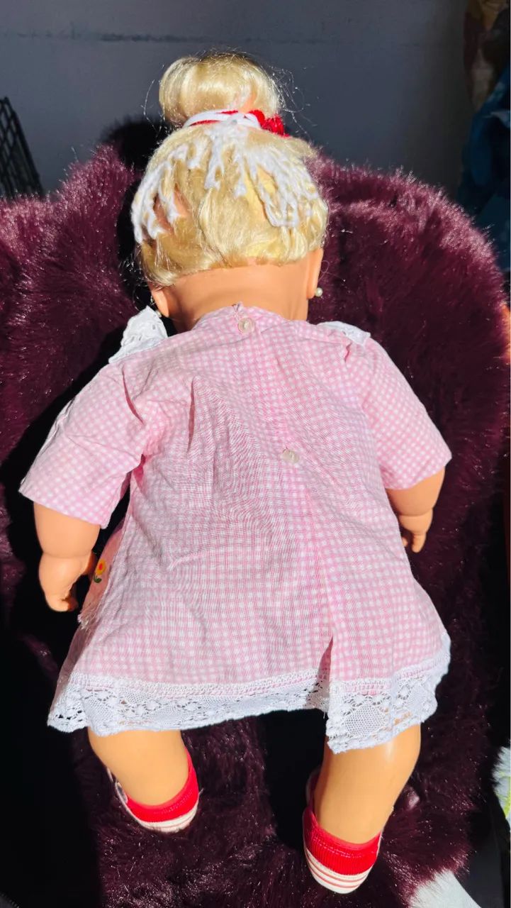 BONECA MUITO ANTIGA LOIRA - Foto 3