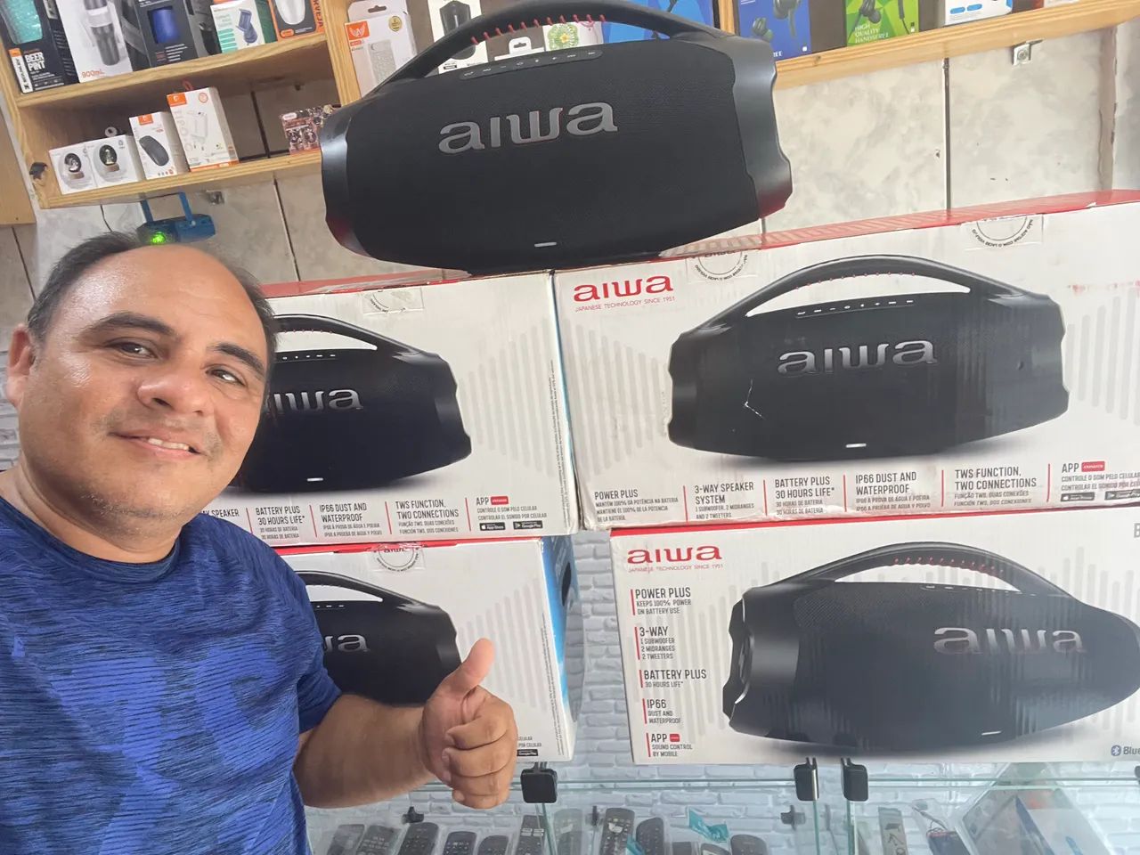 Caixa bom Box AIWA  - Foto 2