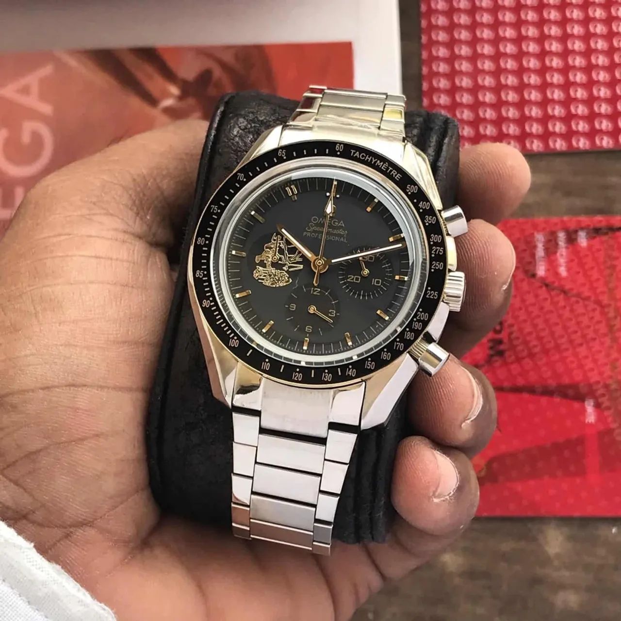 Omega apollo 11 cronógrafo novo  - Foto 3