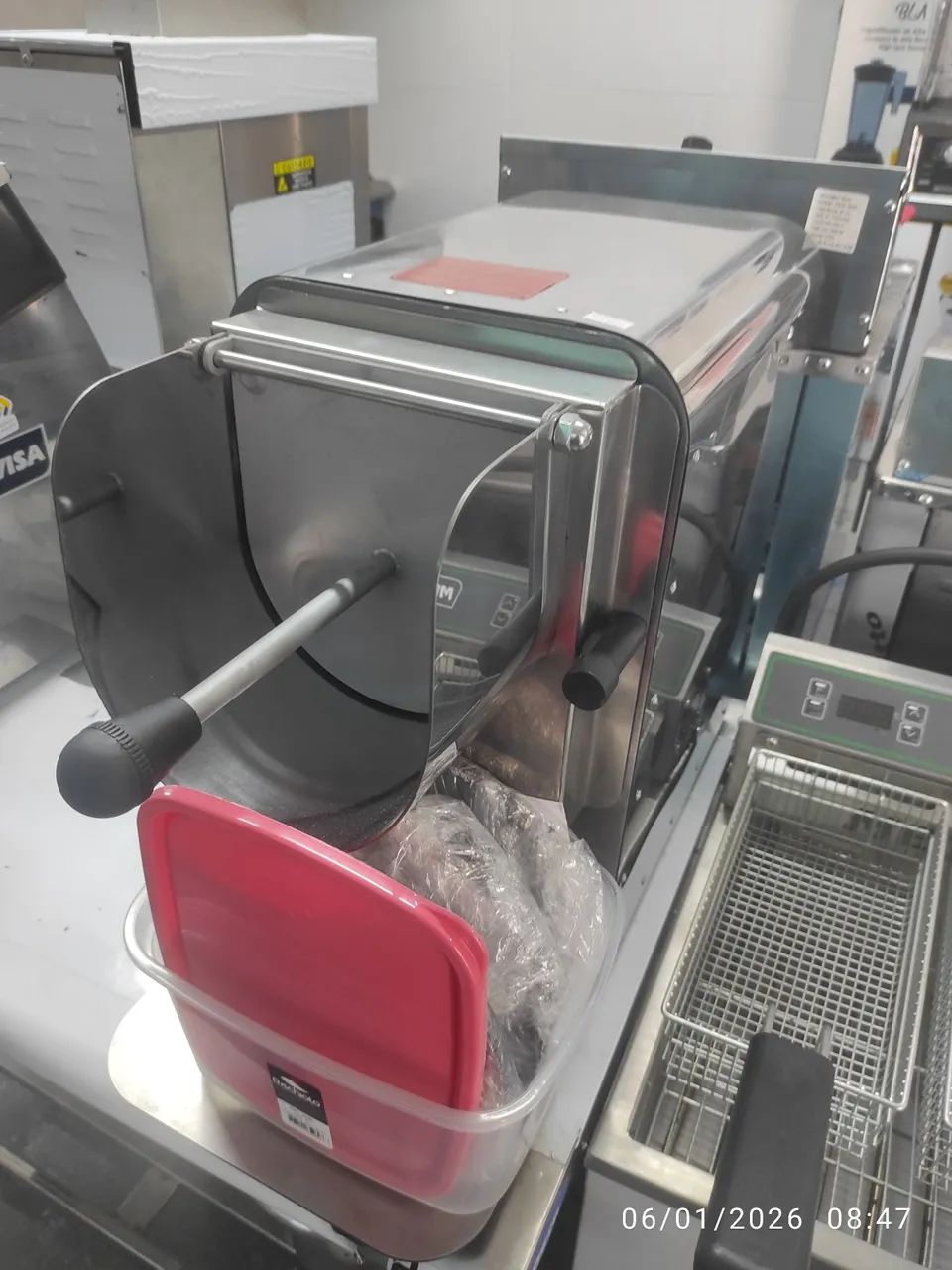 Bh ralador de queijo industrial inox 3 discos 