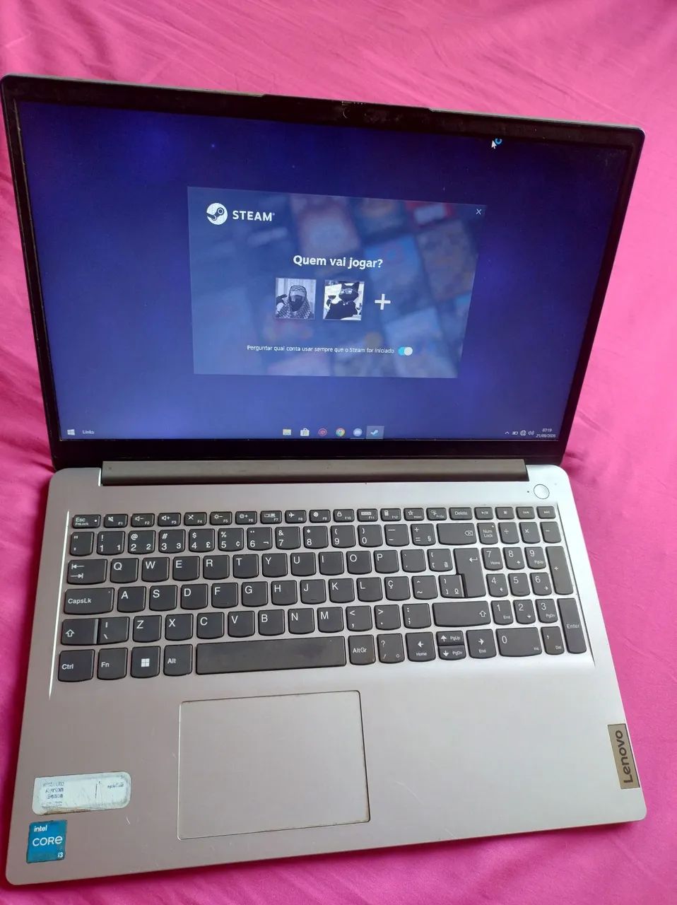 Notebook Lenovo i3 12 ger 12 ram tudo funcionando  - Foto 3
