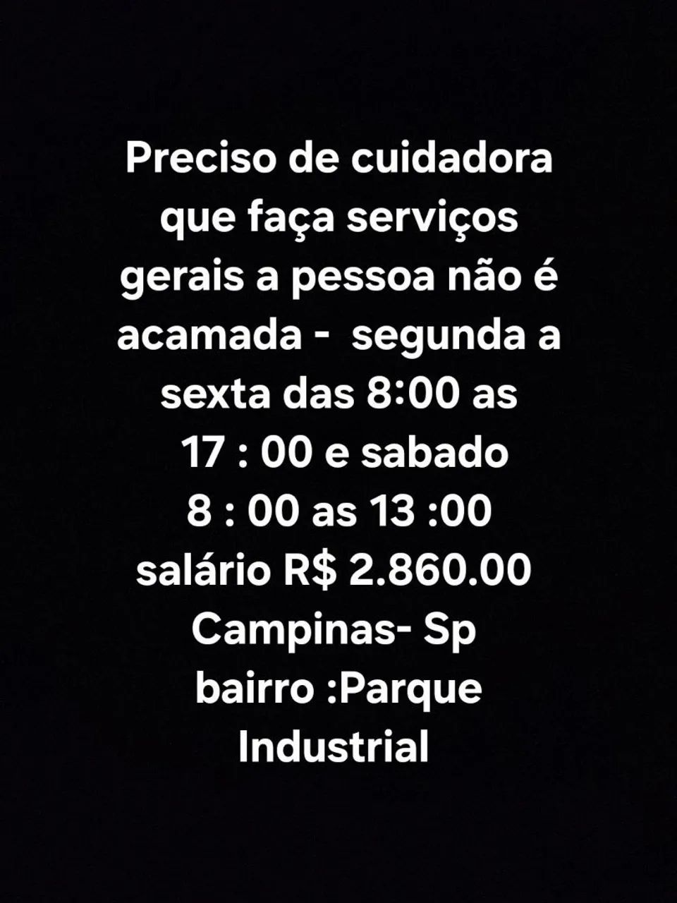 Cuidadora / acompanhante