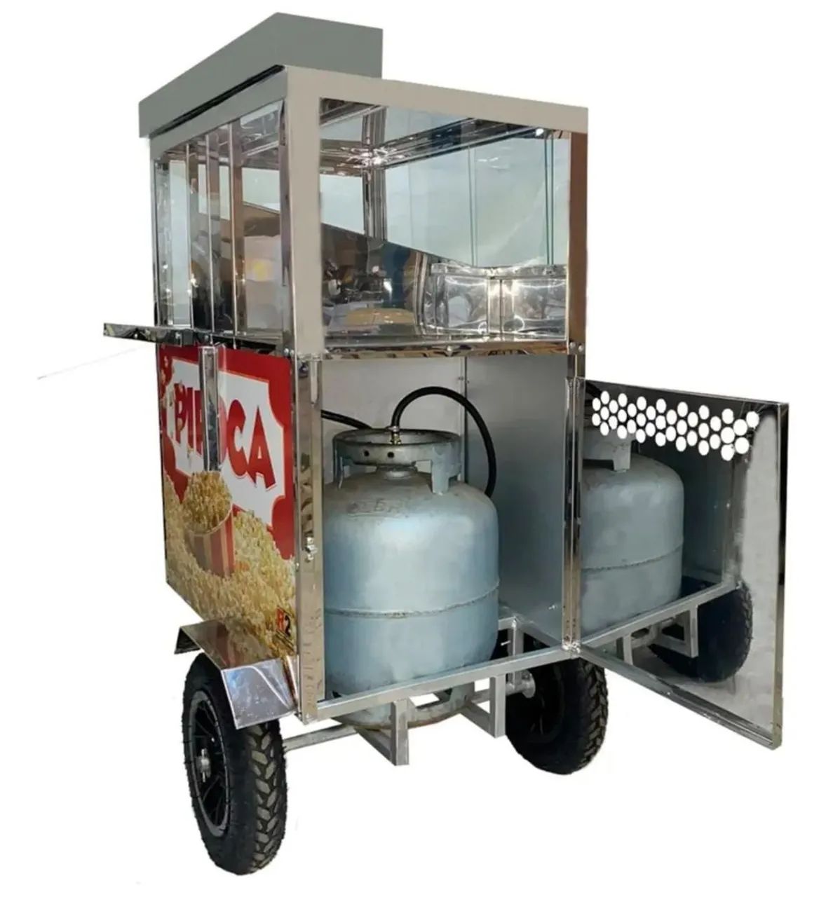 Carrinho de Pipoca Inox Novo - Foto 3