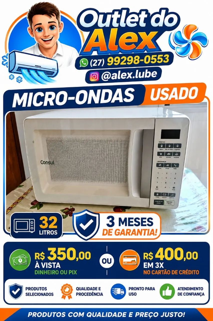Micro-ondas consul- 32 litros 