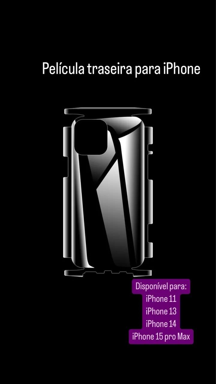 Kit com películas e cases para iPhone 14 normal - Foto 3