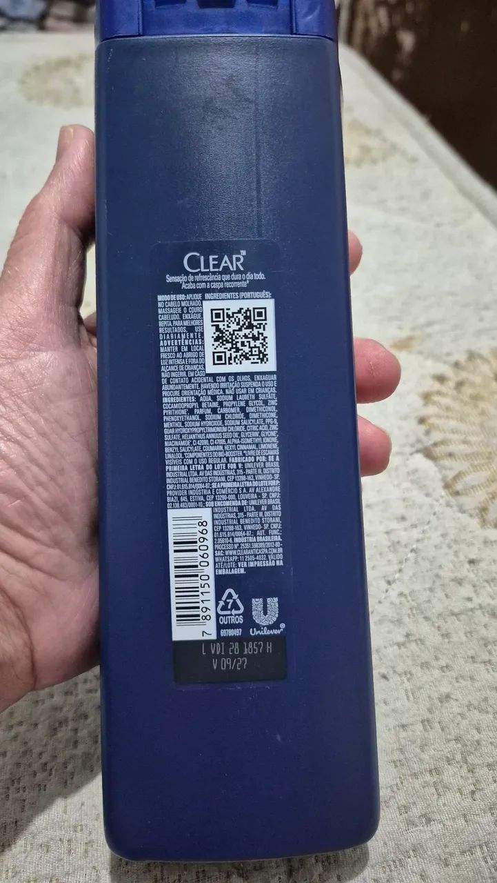 SHAMPOO CLEAR MAN 400ML - Foto 2