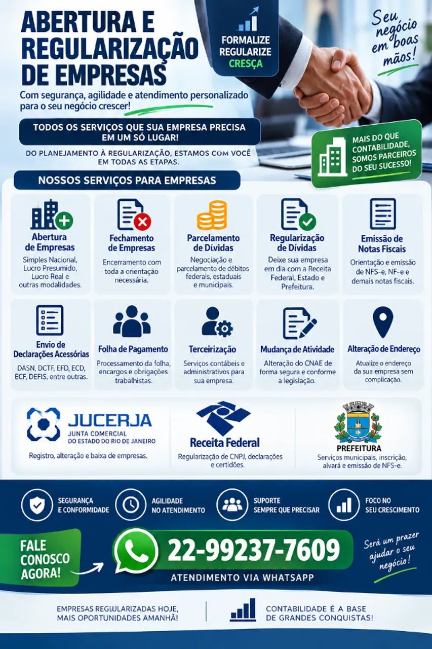 Abertura de empresas e consultorias