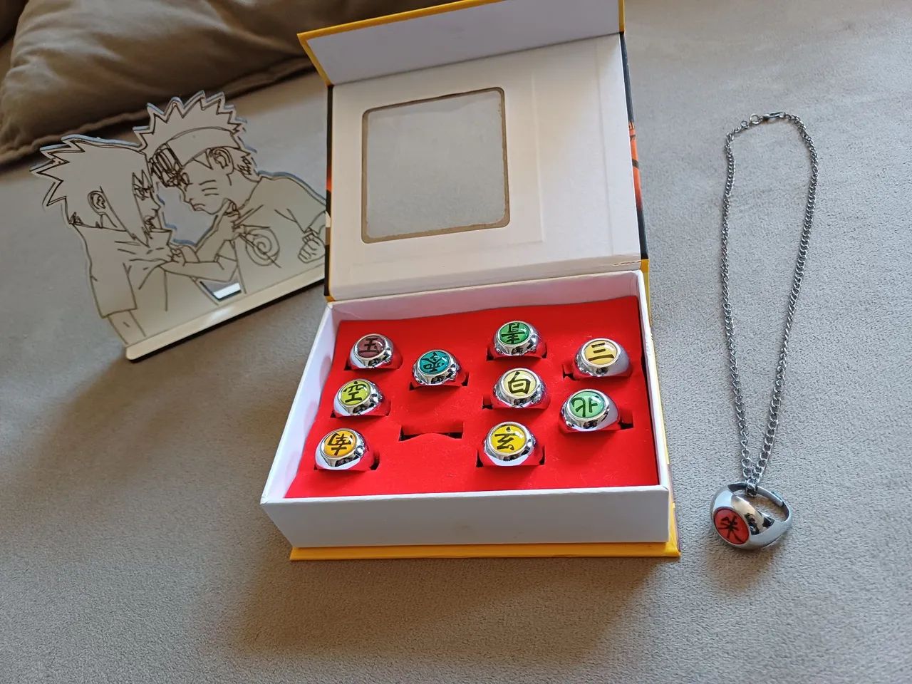 Anéis da Akatsuki-Naruto - Foto 3