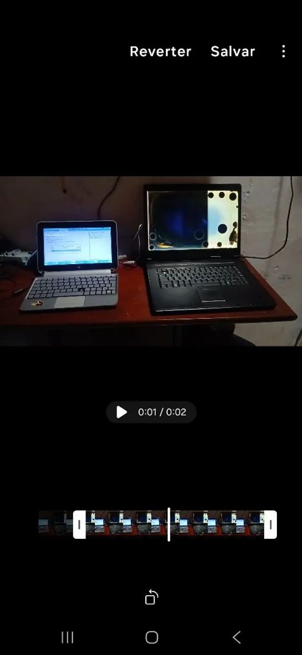 Notebook pra retirada de peca