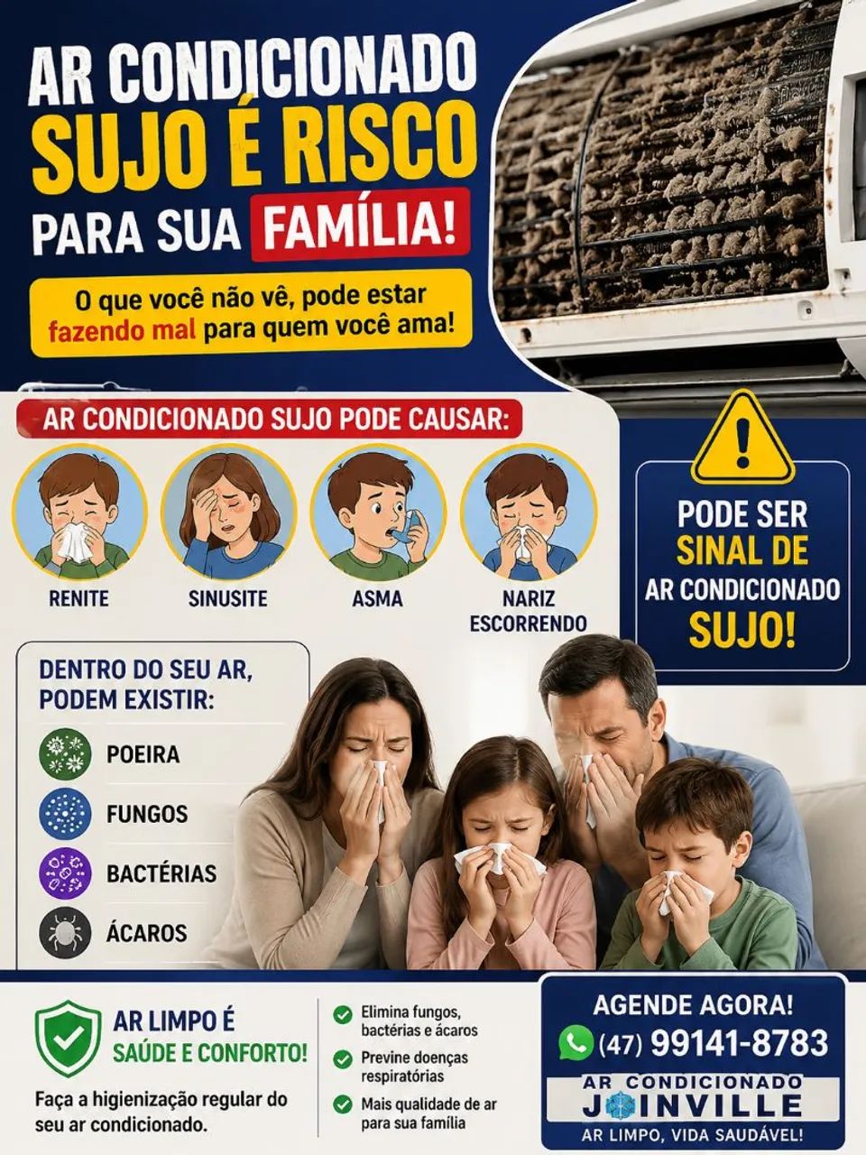 Manutenção de ar 