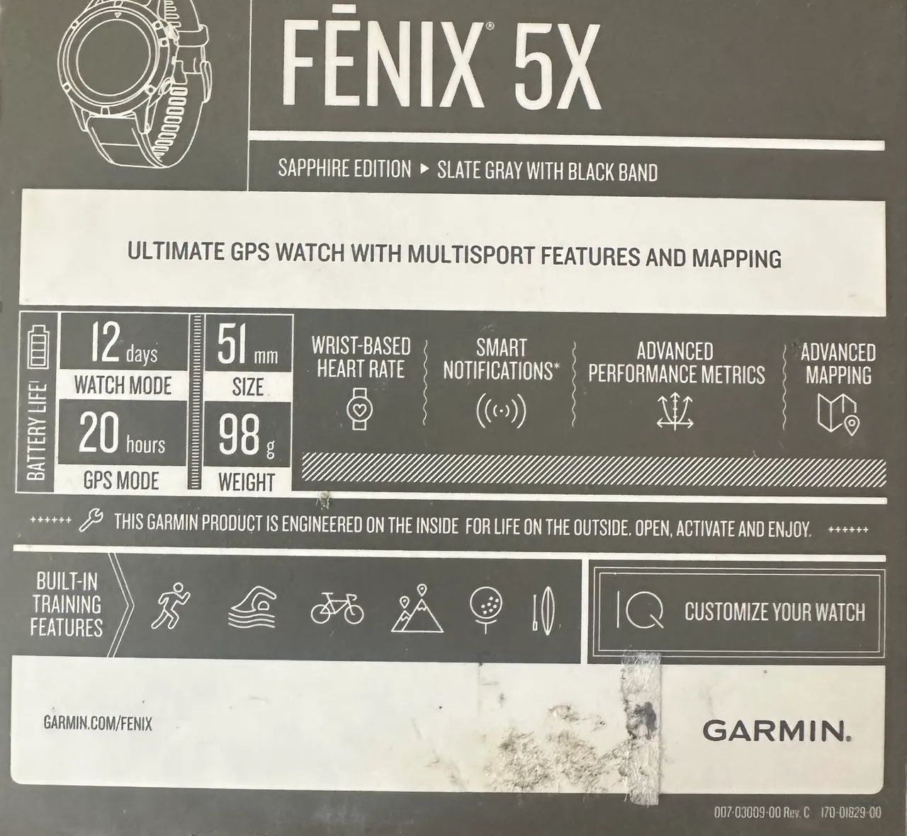 Garmin Fenix 5X Sapphire - Foto 4