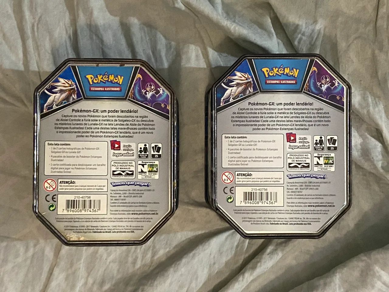 Coleção de 2 Latas Pokémon vazias  - Foto 4