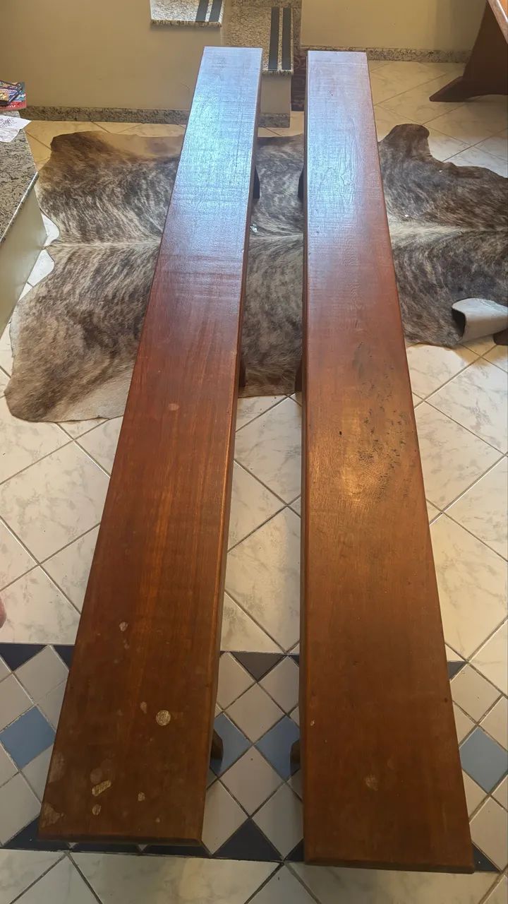 Mesa comprida para área de churrasco  - Foto 4