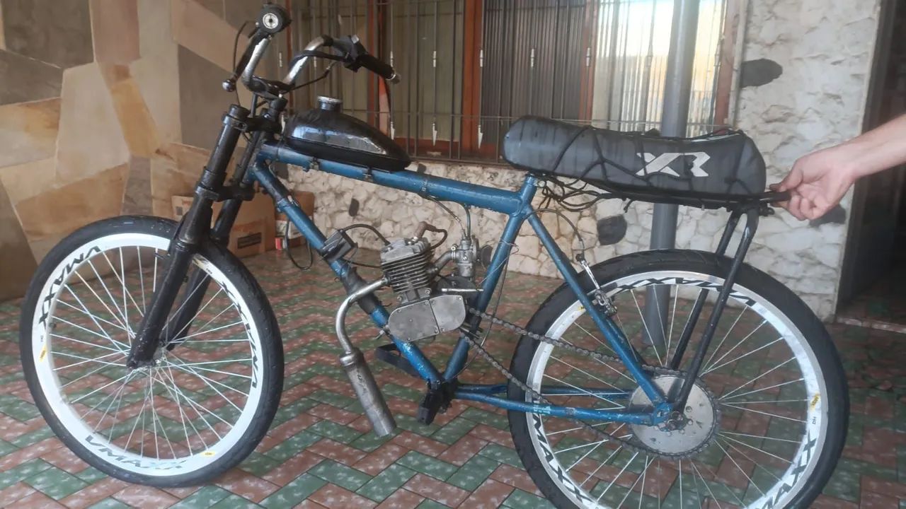 Bicicleta Motorizada Semi-Nova 80 cc