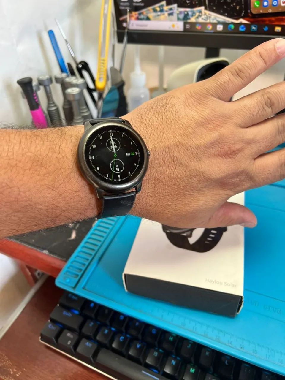 Smartwatch Haylou Solar Ls05 seminova - Foto 2