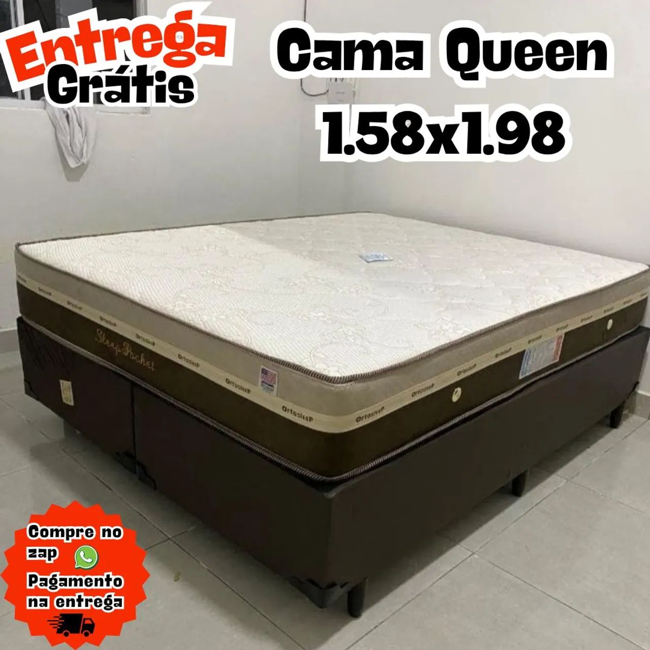 Cama Queen 1.58x198