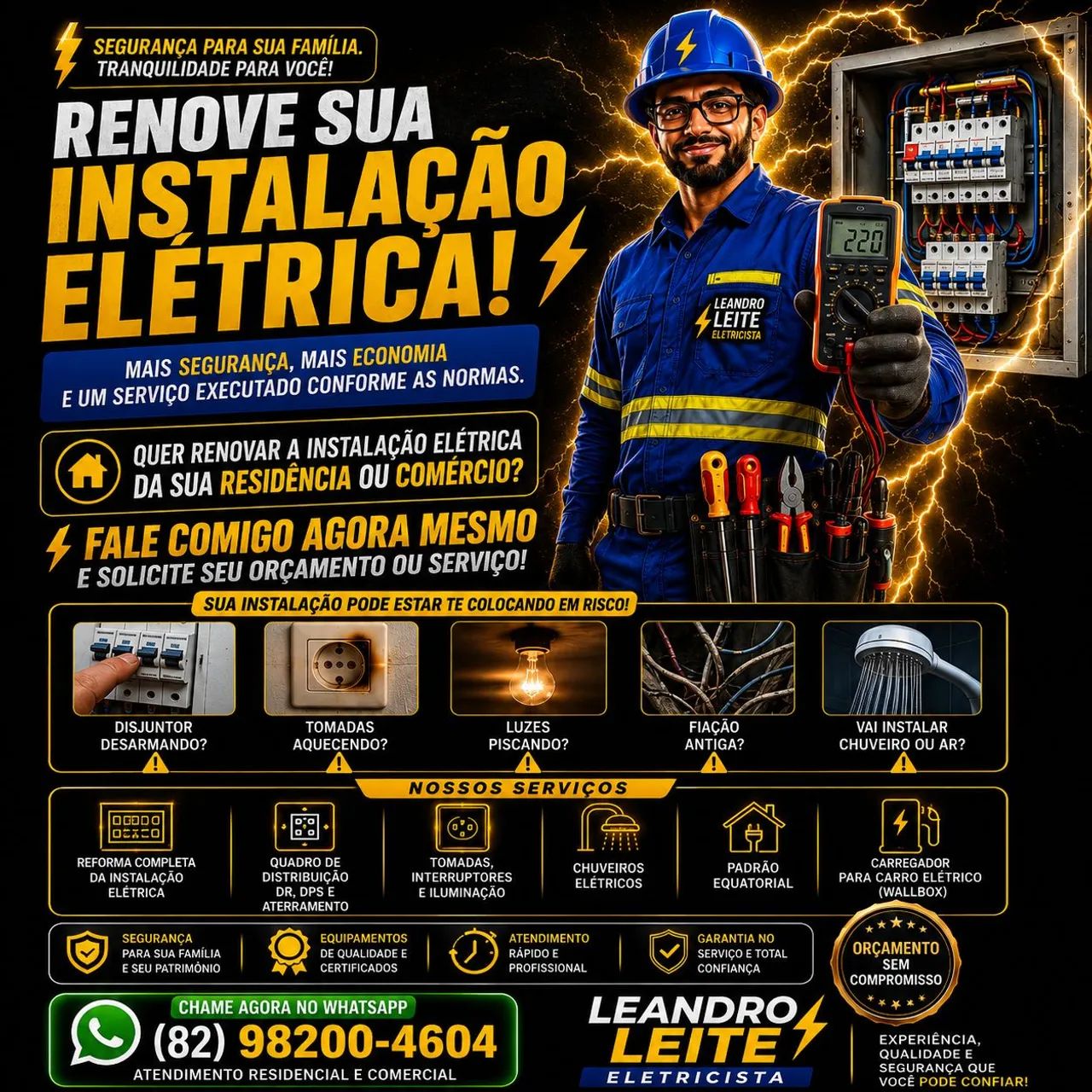 ELETRICISTA - LL ELETRIC SERVIÇOS ELÉTRICOS EM GERAL  - Foto 2