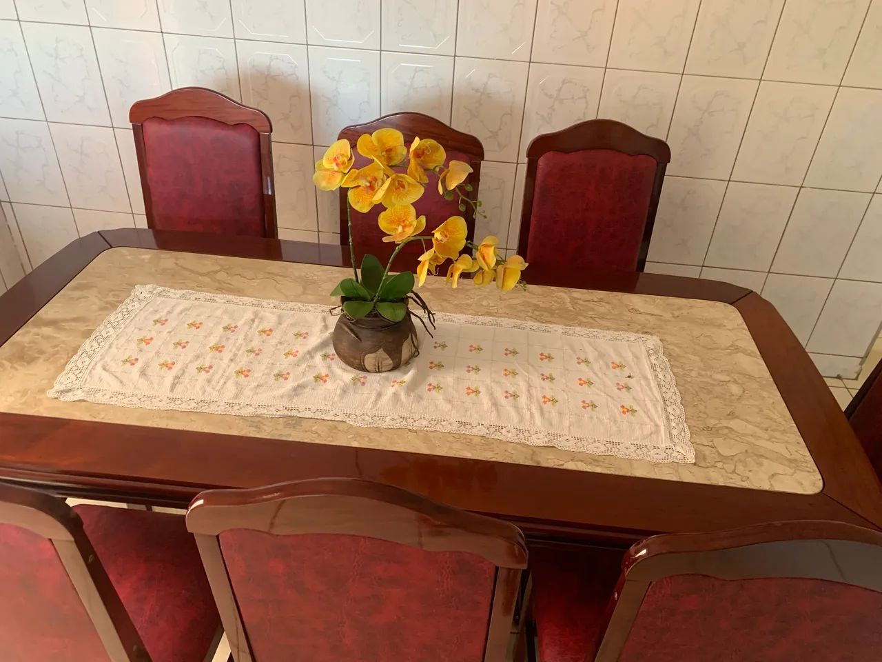 Mesa de granito com 8 lugares  - Foto 3
