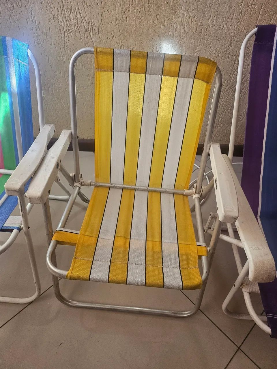 Kit cadeiras de praia e barraca  - Foto 3