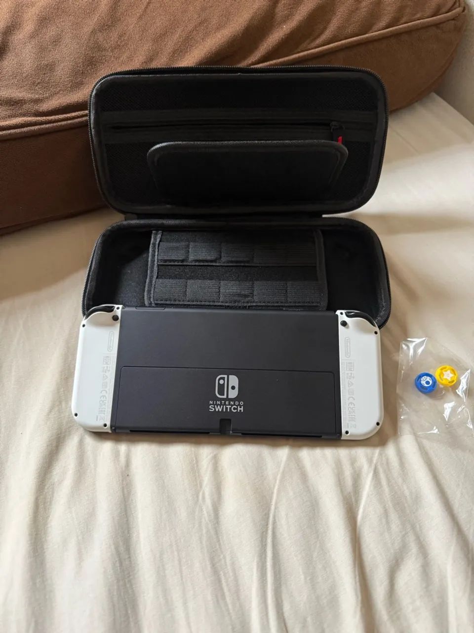 Nintendo Switch OLED IMPECÁVEL ( aceita trocas )  - Foto 3